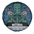 Aotearoa Iwi Ngati Mutunga Spare Tire Cover Maori Wharenui House Tribal Pattern