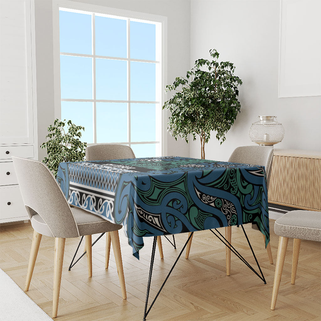 Aotearoa Iwi Ngati Mutunga Tablecloth Maori Wharenui House Tribal Pattern
