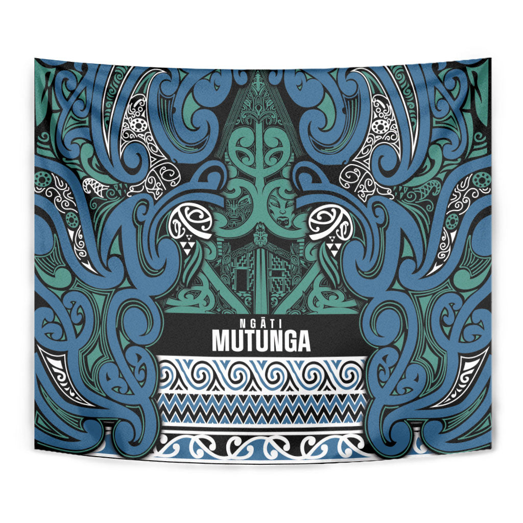 Aotearoa Iwi Ngati Mutunga Tapestry Maori Wharenui House Tribal Pattern