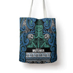 Aotearoa Iwi Ngati Mutunga Tote Bag Maori Wharenui House Tribal Pattern