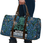 Aotearoa Iwi Ngati Mutunga Travel Bag Maori Wharenui House Tribal Pattern