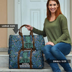 Aotearoa Iwi Ngati Mutunga Travel Bag Maori Wharenui House Tribal Pattern
