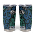 Aotearoa Iwi Ngati Mutunga Tumbler Cup Maori Wharenui House Tribal Pattern