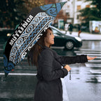Aotearoa Iwi Ngati Mutunga Umbrella Maori Wharenui House Tribal Pattern