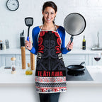 Aotearoa Iwi Te ati Awa Apron Maori Wharenui House Tribal Pattern