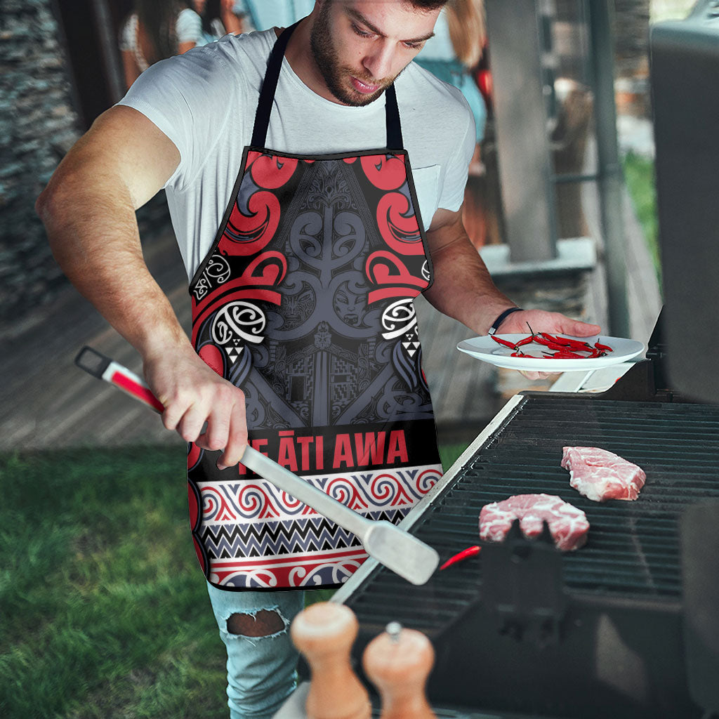 Aotearoa Iwi Te ati Awa Apron Maori Wharenui House Tribal Pattern