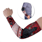 Aotearoa Iwi Te ati Awa Arm Sleeves Maori Wharenui House Tribal Pattern