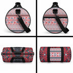 Aotearoa Iwi Te ati Awa Duffle Bag Maori Wharenui House Tribal Pattern