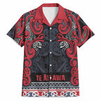 Aotearoa Iwi Te ati Awa Hawaiian Shirt Maori Wharenui House Tribal Pattern