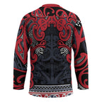 Aotearoa Iwi Te ati Awa Hockey Jersey Maori Wharenui House Tribal Pattern
