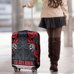 Aotearoa Iwi Te ati Awa Luggage Cover Maori Wharenui House Tribal Pattern