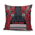 Aotearoa Iwi Te ati Awa Pillow Cover Maori Wharenui House Tribal Pattern