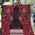 Aotearoa Iwi Te ati Awa Quilt Maori Wharenui House Tribal Pattern