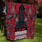 Aotearoa Iwi Te ati Awa Quilt Maori Wharenui House Tribal Pattern