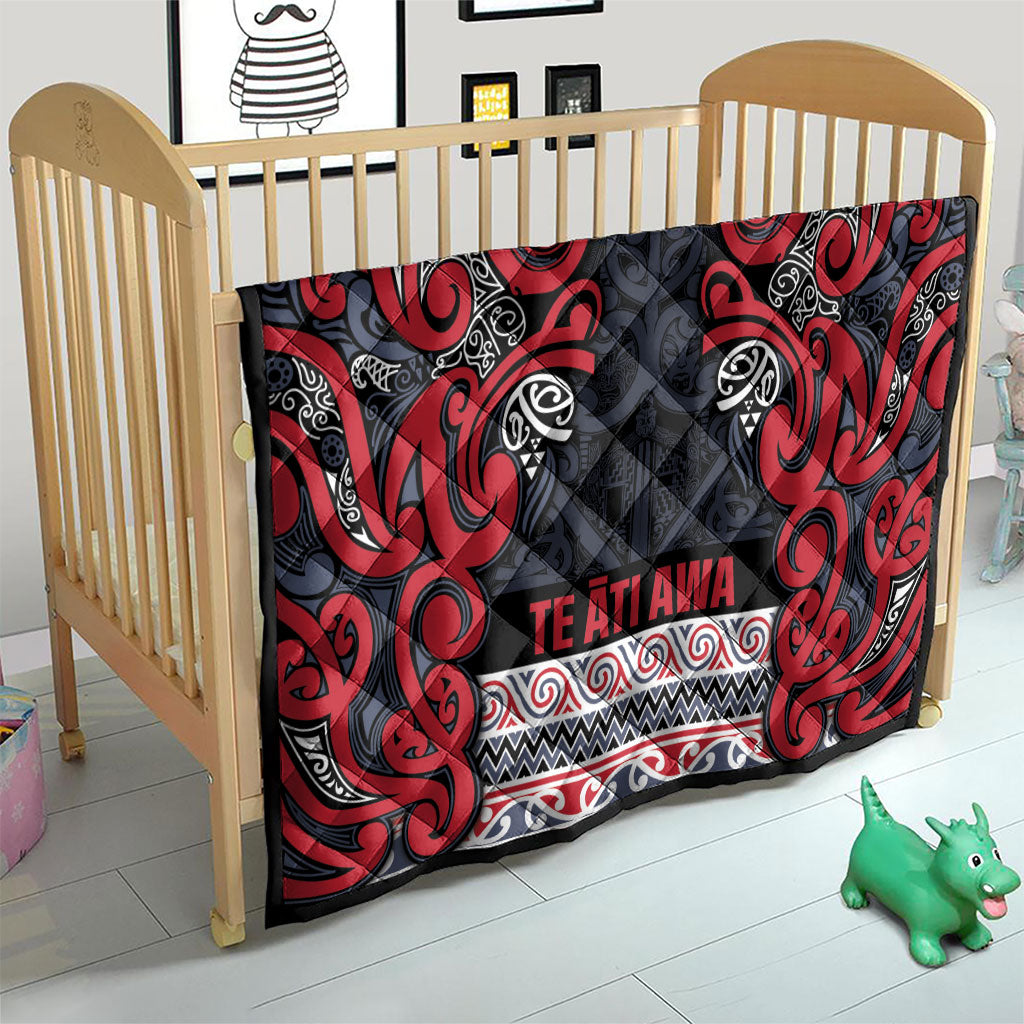 Aotearoa Iwi Te ati Awa Quilt Maori Wharenui House Tribal Pattern