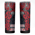 Aotearoa Iwi Te ati Awa Skinny Tumbler Maori Wharenui House Tribal Pattern