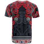 Aotearoa Iwi Te ati Awa T Shirt Maori Wharenui House Tribal Pattern