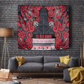 Aotearoa Iwi Te ati Awa Tapestry Maori Wharenui House Tribal Pattern