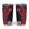 Aotearoa Iwi Te ati Awa Tumbler Cup Maori Wharenui House Tribal Pattern