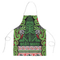 Aotearoa Iwi Ngati Maru Hauraki Apron Maori Wharenui House Tribal Pattern