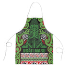 Aotearoa Iwi Ngati Maru Hauraki Apron Maori Wharenui House Tribal Pattern
