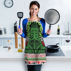 Aotearoa Iwi Ngati Maru Hauraki Apron Maori Wharenui House Tribal Pattern