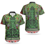 Aotearoa Iwi Ngati Maru Hauraki Couples Matching Tank Maxi Dress and Hawaiian Shirt Maori Wharenui House Tribal Pattern