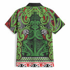 Aotearoa Iwi Ngati Maru Hauraki Hawaiian Shirt Maori Wharenui House Tribal Pattern