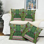 Aotearoa Iwi Ngati Maru Hauraki Pillow Cover Maori Wharenui House Tribal Pattern