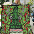Aotearoa Iwi Ngati Maru Hauraki Quilt Maori Wharenui House Tribal Pattern