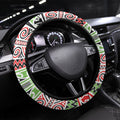 Aotearoa Iwi Ngati Maru Hauraki Steering Wheel Cover Maori Wharenui House Tribal Pattern