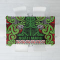 Aotearoa Iwi Ngati Maru Hauraki Tablecloth Maori Wharenui House Tribal Pattern