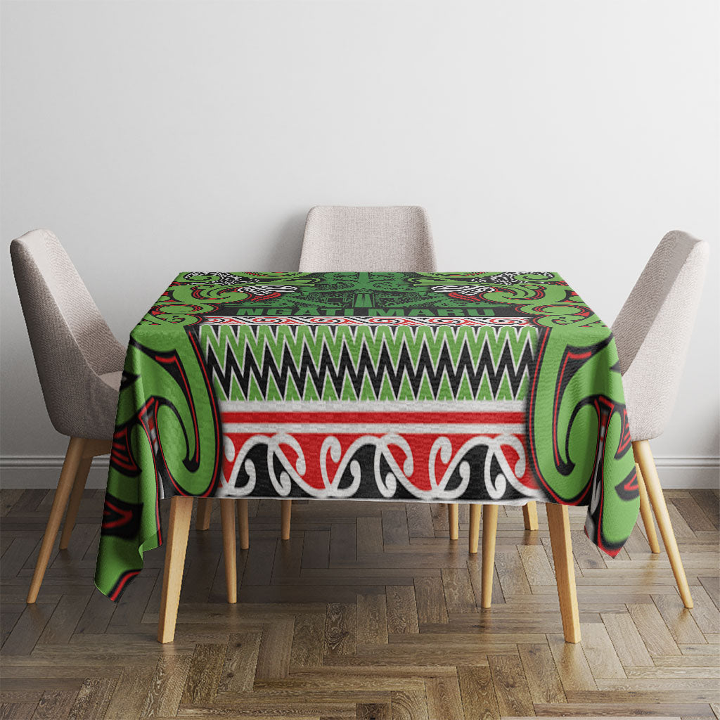 Aotearoa Iwi Ngati Maru Hauraki Tablecloth Maori Wharenui House Tribal Pattern