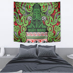 Aotearoa Iwi Ngati Maru Hauraki Tapestry Maori Wharenui House Tribal Pattern