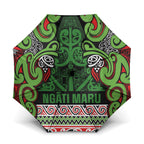 Aotearoa Iwi Ngati Maru Hauraki Umbrella Maori Wharenui House Tribal Pattern