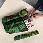 Aotearoa Iwi Ngati Maru Hauraki Umbrella Maori Wharenui House Tribal Pattern