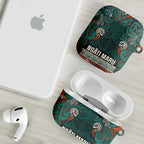 Aotearoa Iwi Ngāti Maru Taranaki AirPods Case Maori Wharenui House Tribal Pattern