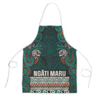 Aotearoa Iwi Ngāti Maru Taranaki Apron Maori Wharenui House Tribal Pattern