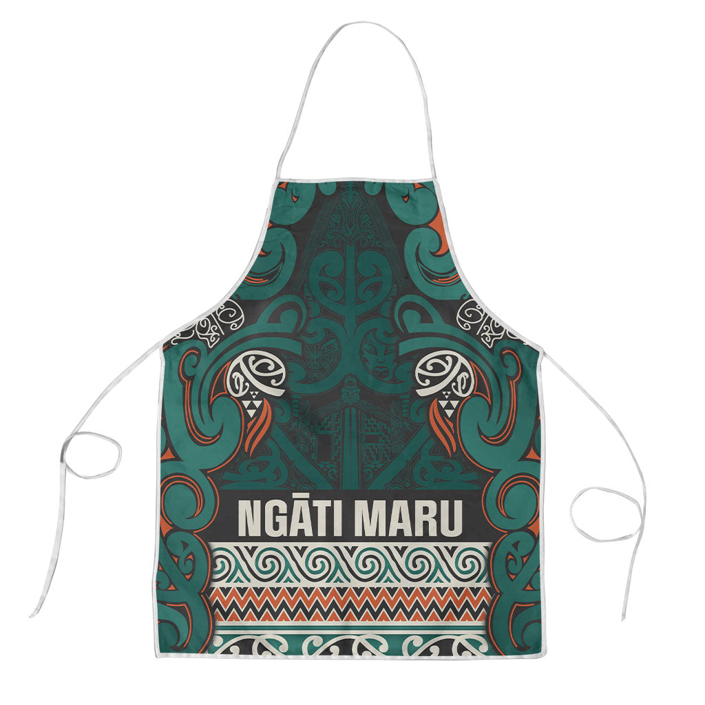 Aotearoa Iwi Ngāti Maru Taranaki Apron Maori Wharenui House Tribal Pattern