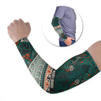Aotearoa Iwi Ngāti Maru Taranaki Arm Sleeves Maori Wharenui House Tribal Pattern