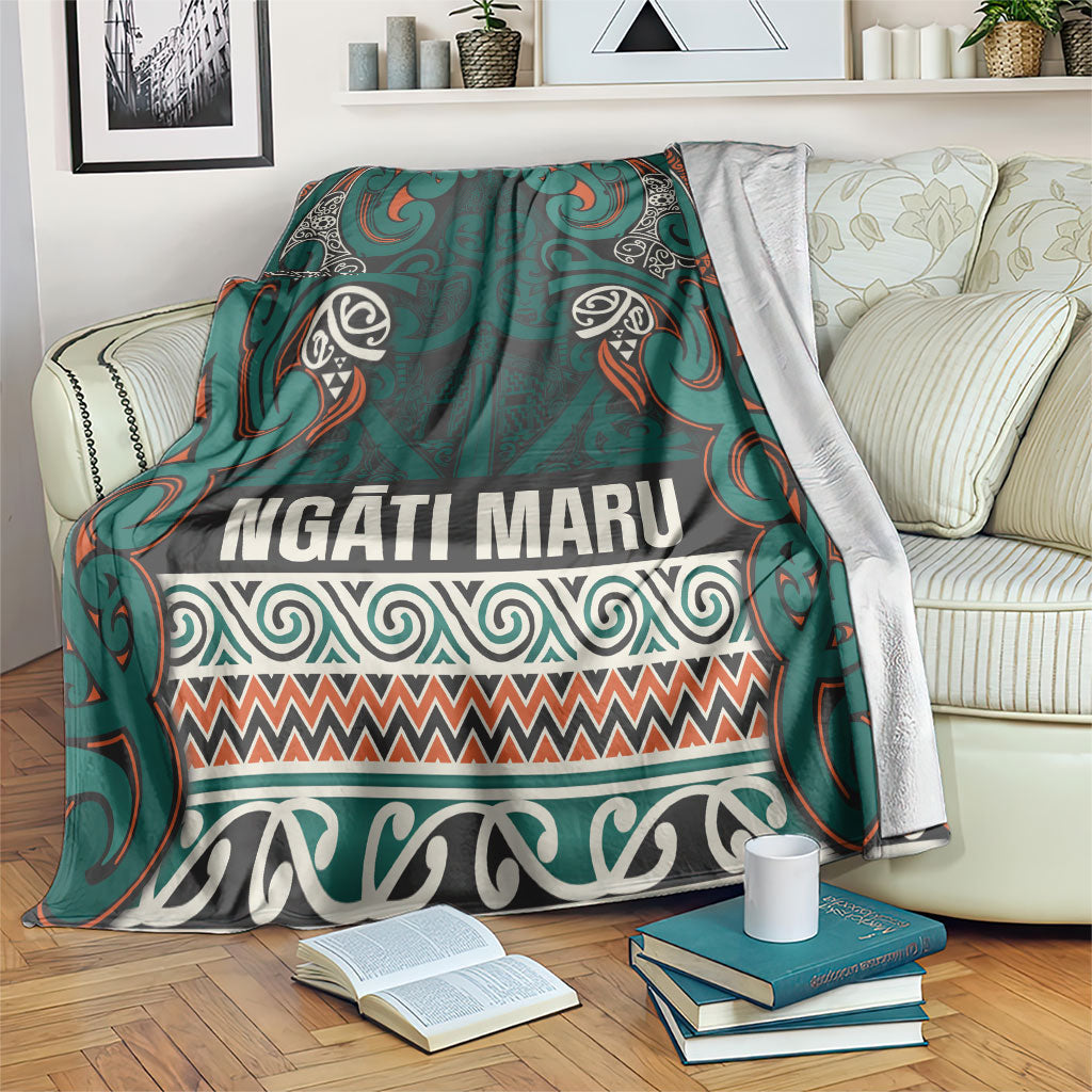 Aotearoa Iwi Ngāti Maru Taranaki Blanket Maori Wharenui House Tribal Pattern