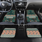 Aotearoa Iwi Ngāti Maru Taranaki Car Mats Maori Wharenui House Tribal Pattern