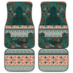 Aotearoa Iwi Ngāti Maru Taranaki Car Mats Maori Wharenui House Tribal Pattern