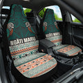Aotearoa Iwi Ngāti Maru Taranaki Car Seat Cover Maori Wharenui House Tribal Pattern