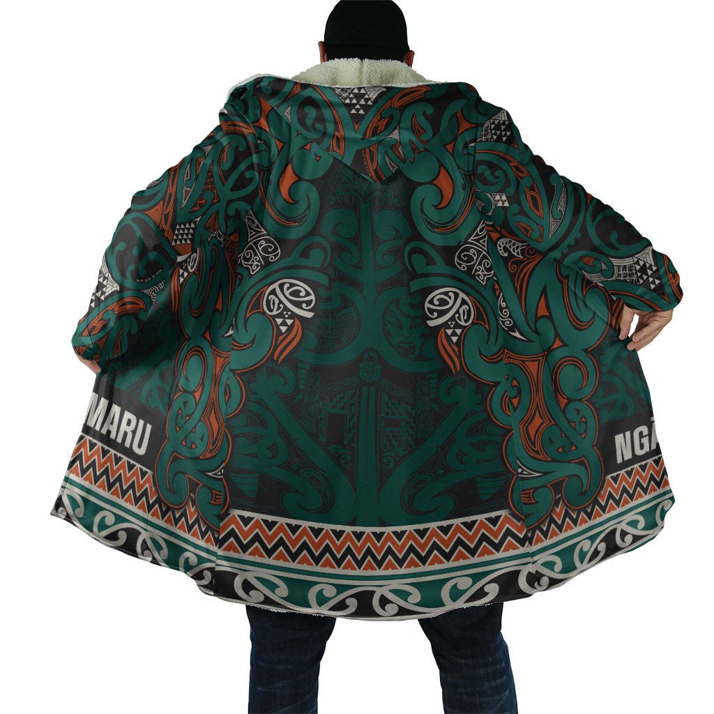 Aotearoa Iwi Ngāti Maru Taranaki Cloak Maori Wharenui House Tribal Pattern