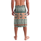 Aotearoa Iwi Ngāti Maru Taranaki Lavalava Maori Wharenui House Tribal Pattern