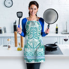 Aotearoa Iwi Ngati Paoa Apron Maori Wharenui House Tribal Pattern