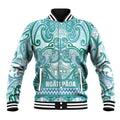 Aotearoa Iwi Ngati Paoa Baseball Jacket Maori Wharenui House Tribal Pattern