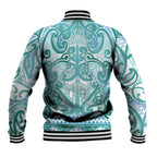 Aotearoa Iwi Ngati Paoa Baseball Jacket Maori Wharenui House Tribal Pattern