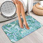 Aotearoa Iwi Ngati Paoa Bathroom Set Maori Wharenui House Tribal Pattern